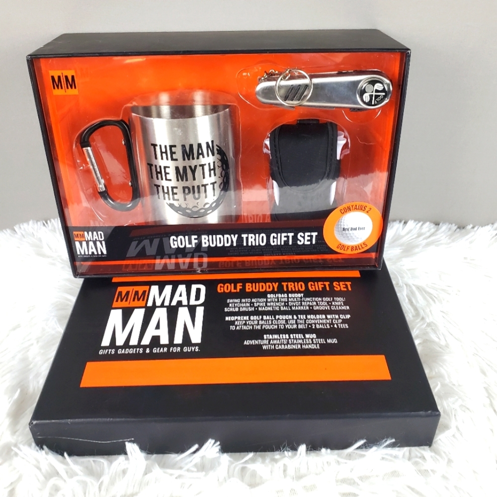 Mad Man Golf Buddy Trio Gift Set, Father's Day Gift